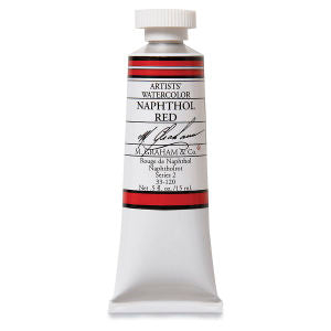 NAPHTHOL RED WATERCOLOR 15ML M GRAHAM
